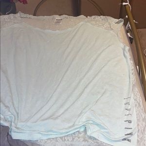 Pink mint green tshirt used